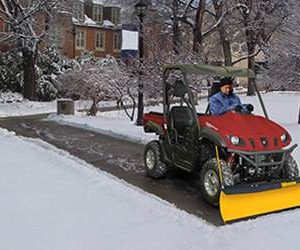Light Utility Vehicle Snow Plow