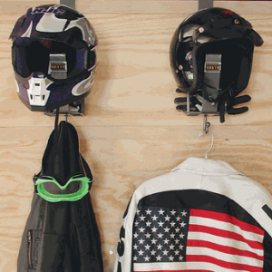 Motorcycle Helmet Rack