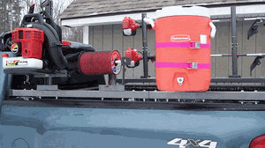Pickup Truck Landscape Kit with 2-Place Trimmer Rack